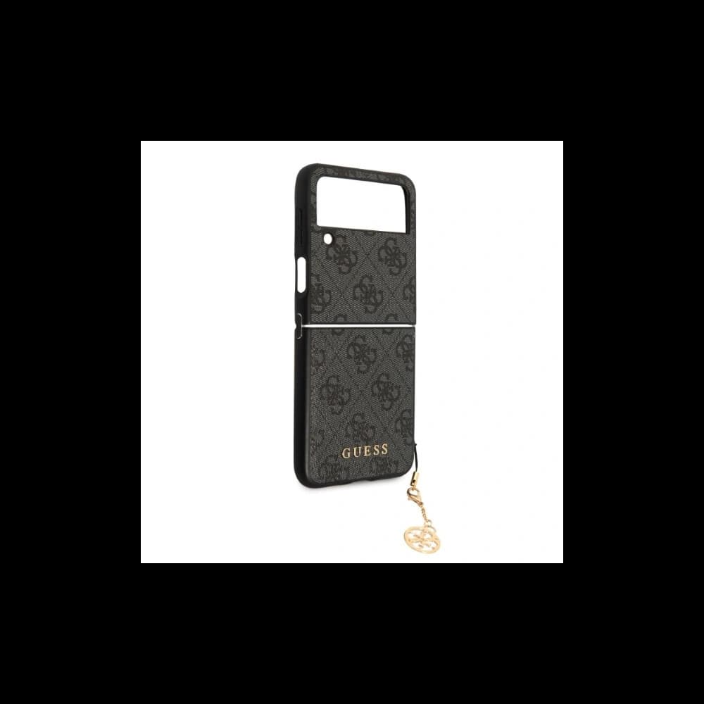 Etui Guess GUHCZF4GF4GGR F721 Samsung Galaxy Z Flip 4 šedý/grey hardcase 4G Charms Collection - 3