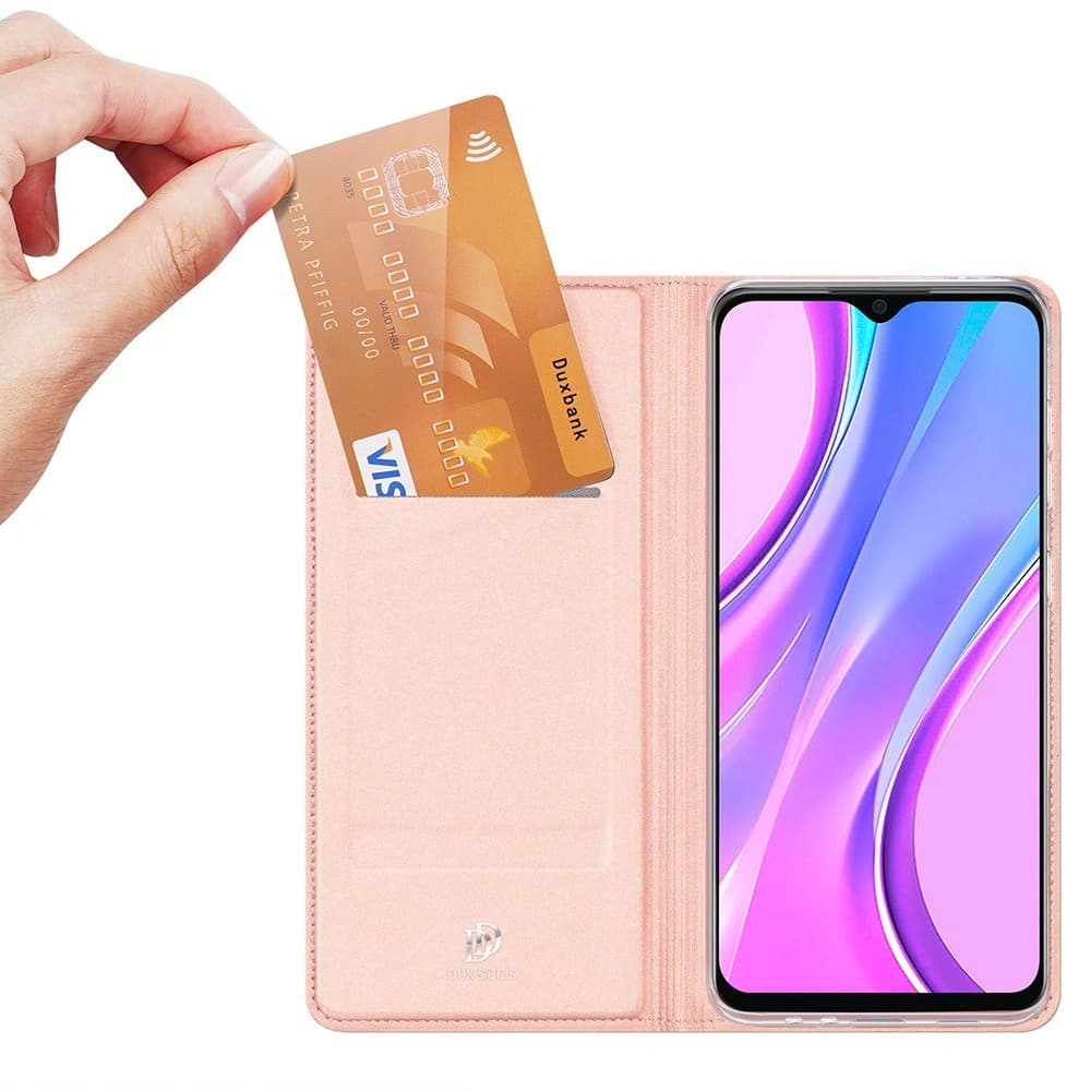 Dux Ducis Skin Pro tok Xiaomi Redmi 9 rózsaszín - 2