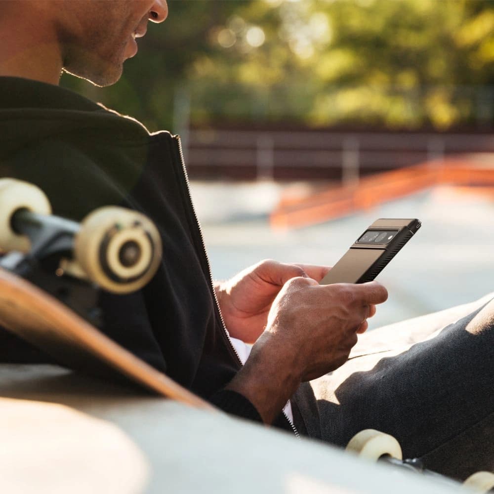 Etui Spigen Rugged Armor Google Pixel 7 Pro Matná Černá - 9