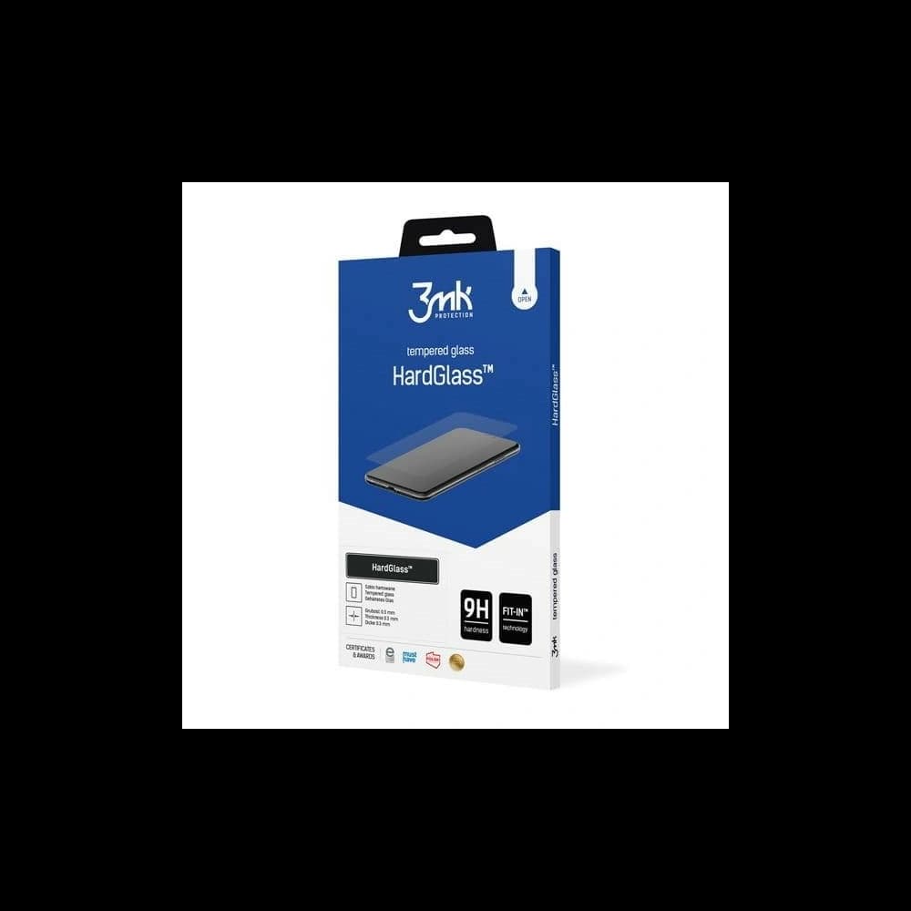 Gehärtetes Glas 3MK HardGlass Samsung Galaxy Z Fold 3 5G schwarzes Außenbildschirm - 1