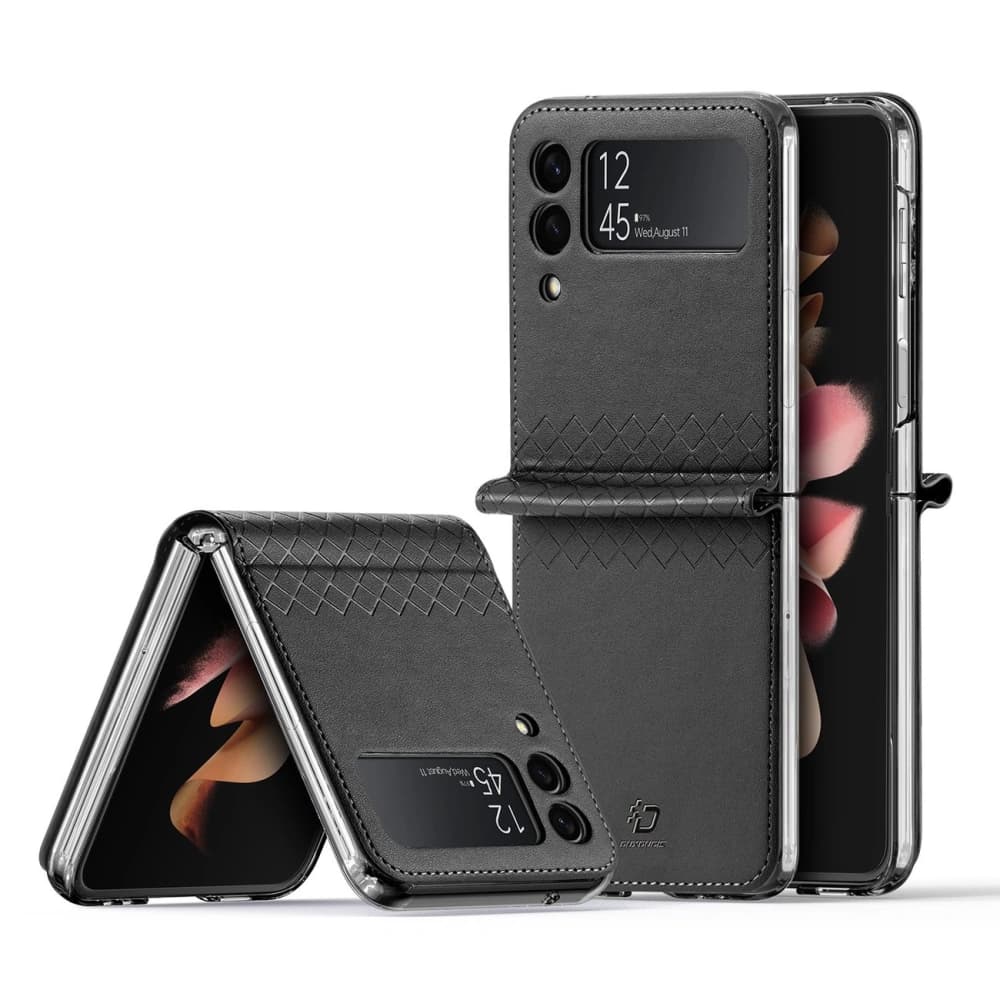 Case DuxDucis Brille Samsung Galaxy Z Flip 3 schwarz - 1