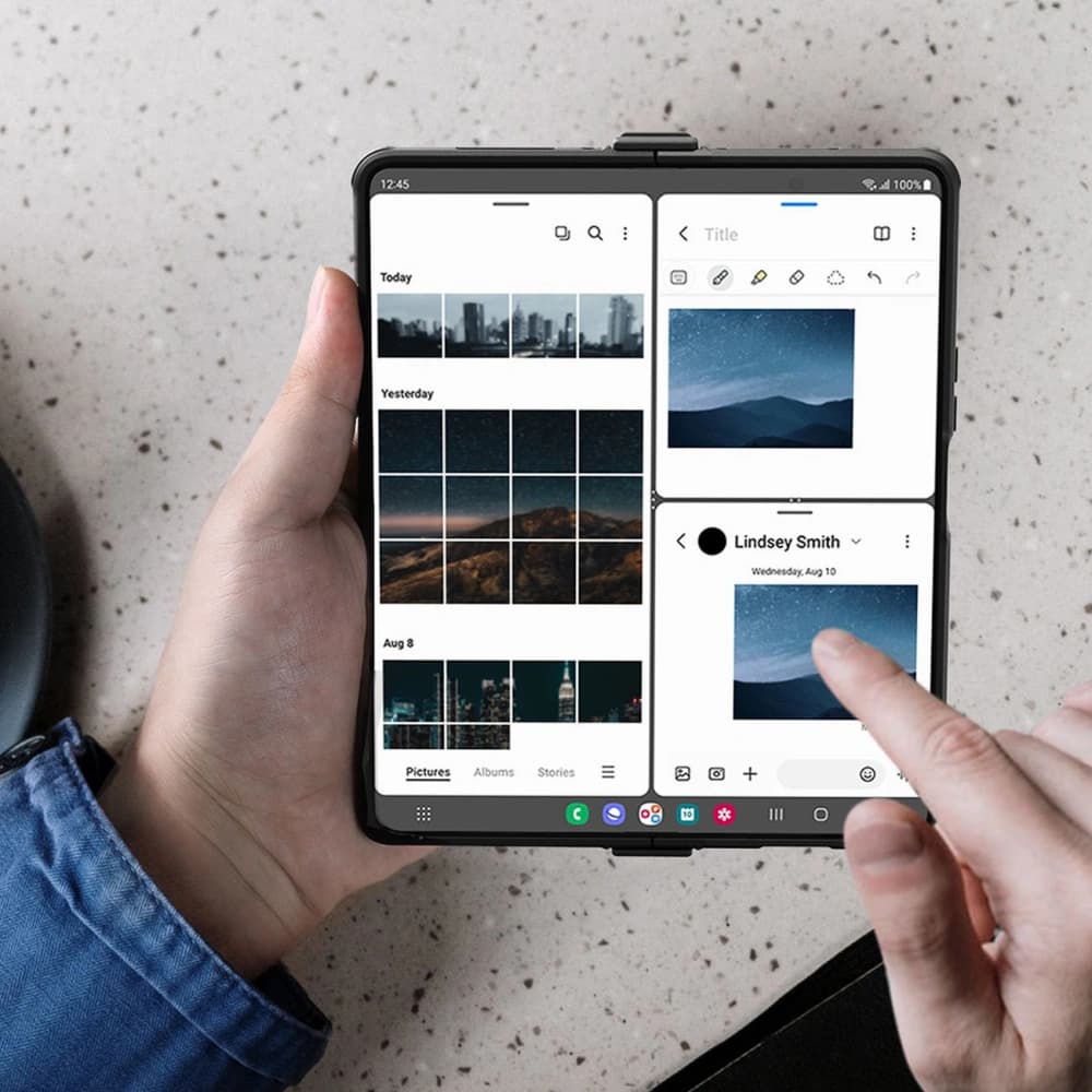 Nillkin CamShield Pro Simple Samsung Galaxy Z Fold 4 dark green - 10