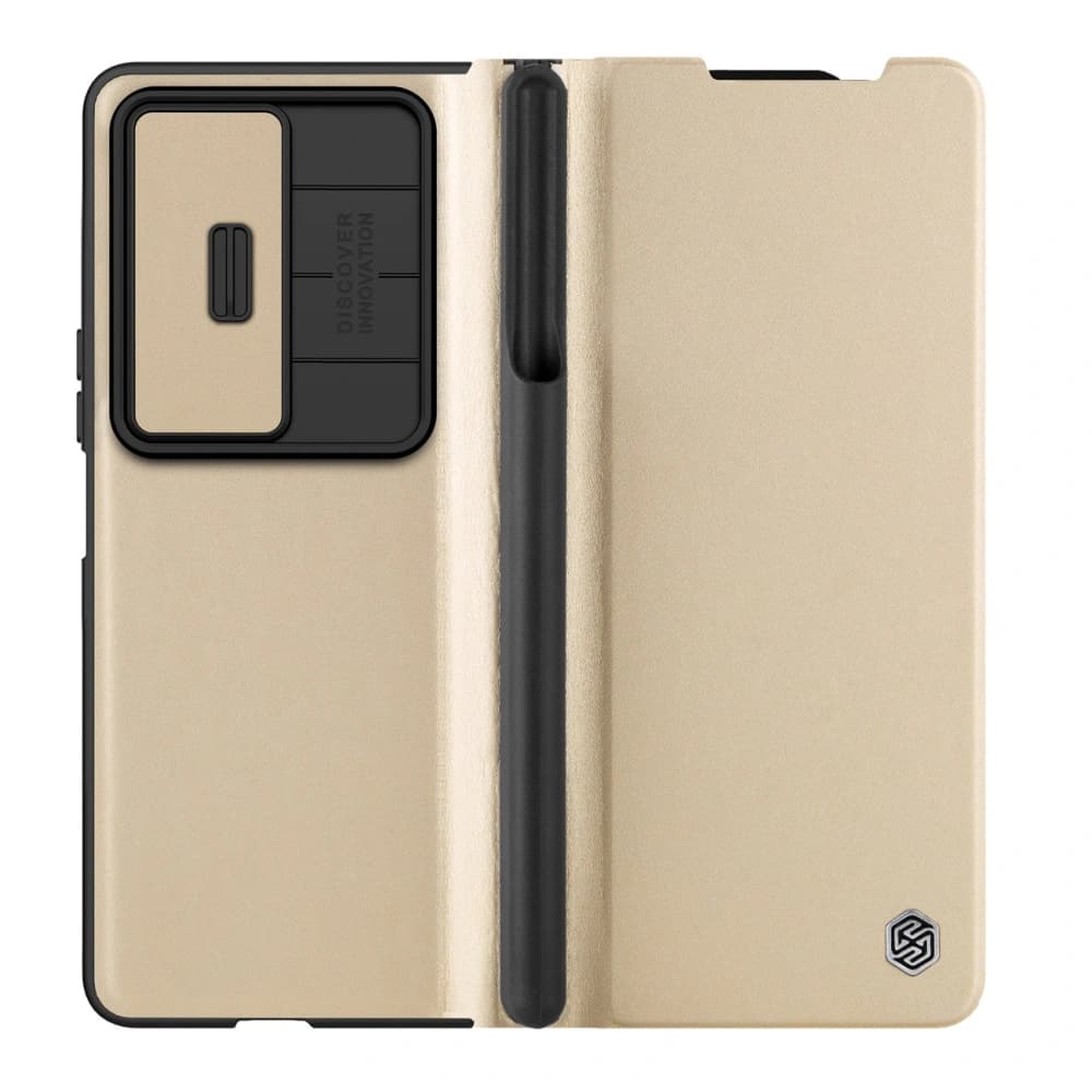 Case Nillkin Qin Leather Pro Samsung Galaxy Z Fold 4 gold - 3