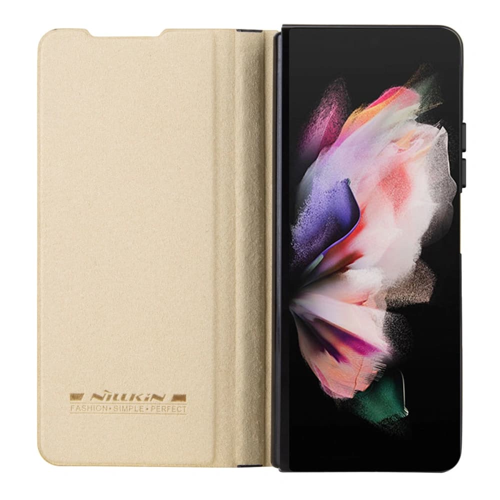 Case Nillkin Qin Leather Pro Samsung Galaxy Z Fold 4 gold - 6
