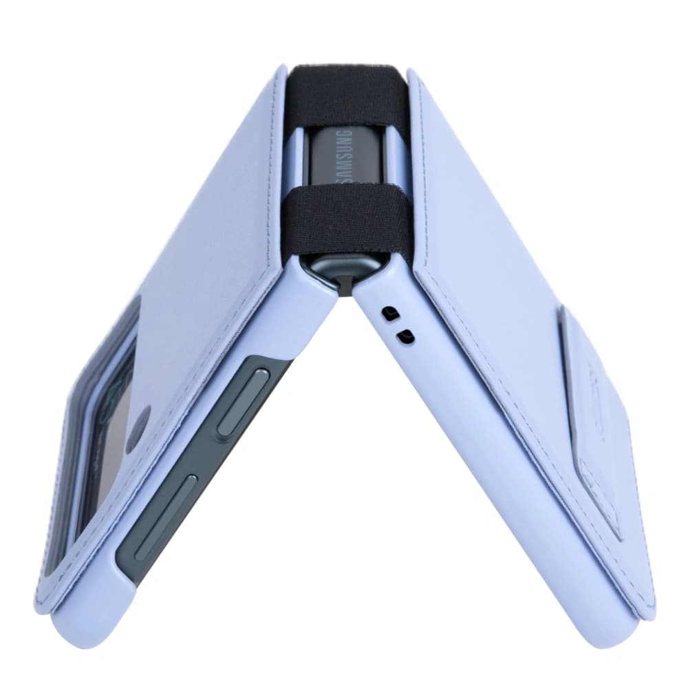 Etui Nillkin Qin Vegan Leather Samsung Galaxy Z Flip 4 fialové - 3