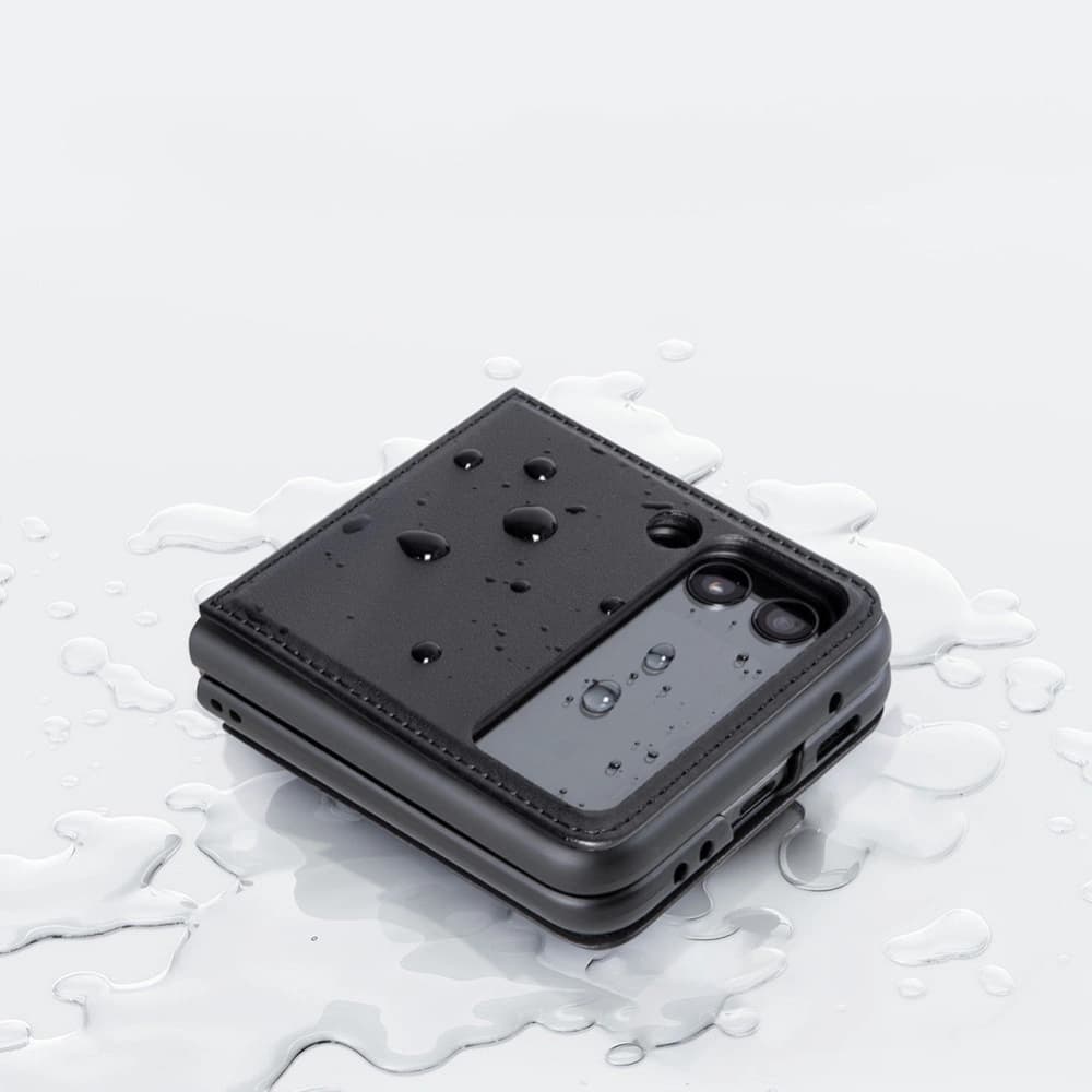 Etui Nillkin Qin Vegan Leather Samsung Galaxy Z Flip 4 fialové - 9