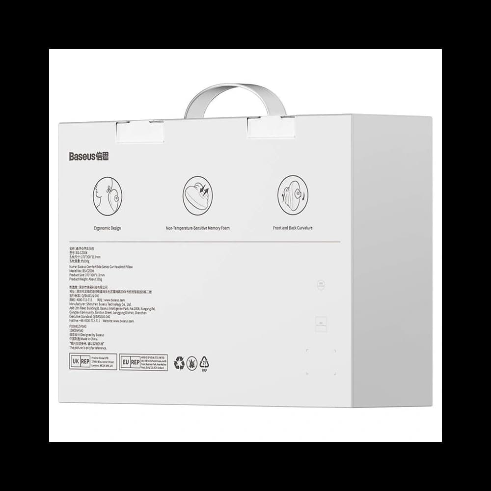 Baseus Comfort Ride Car Headrest Pillow (gray) - 6