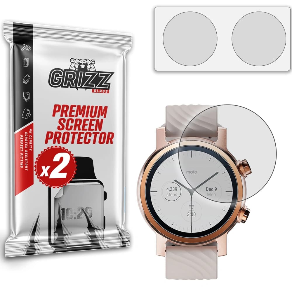 GrizzGlass PaperScreen film mat pentru Motorola Moto Watch 150 - 1