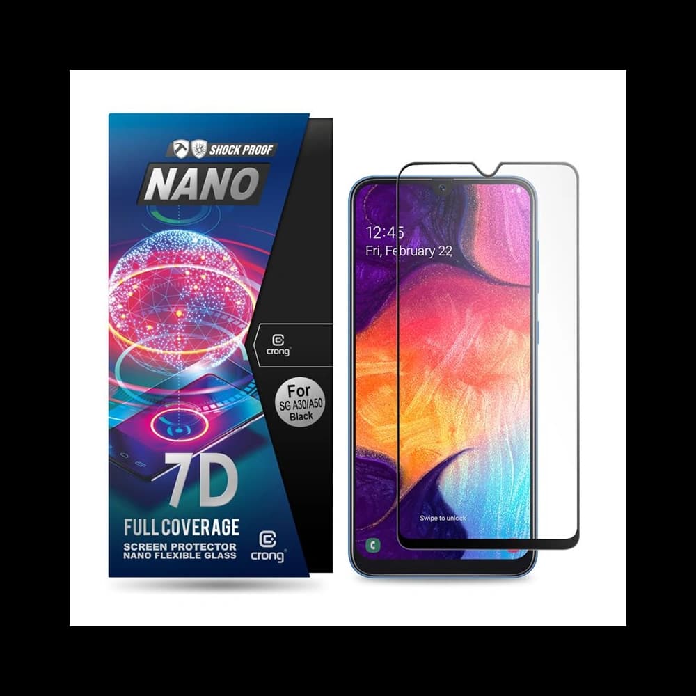Hârtie hibridă Crong 7D Nano Flexible Glass Samsung Galaxy A30/A50/A50s - 1