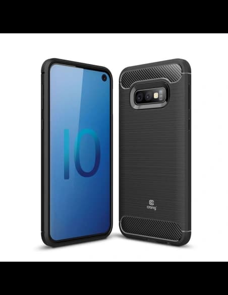 Case Crong Soft Armour Cover Samsung Galaxy S10e (schwarz)