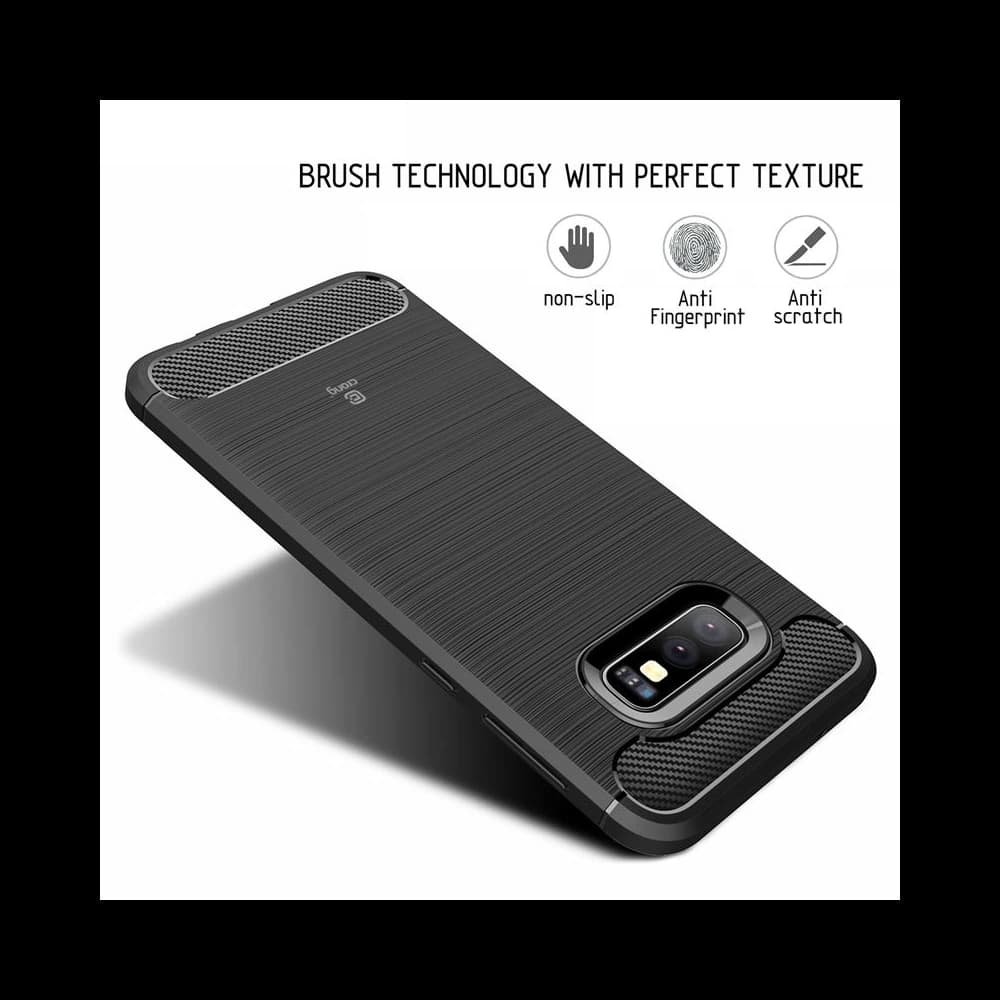 Etui Crong Soft Armour Cover Samsung Galaxy S10e (černý) - 2