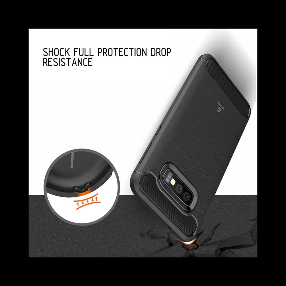 Etui Crong Soft Armour Cover Samsung Galaxy S10e (černý) - 3