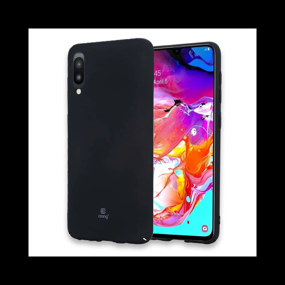 Etui Crong Smooth Skin Samsung Galaxy A10 (negru) - 3