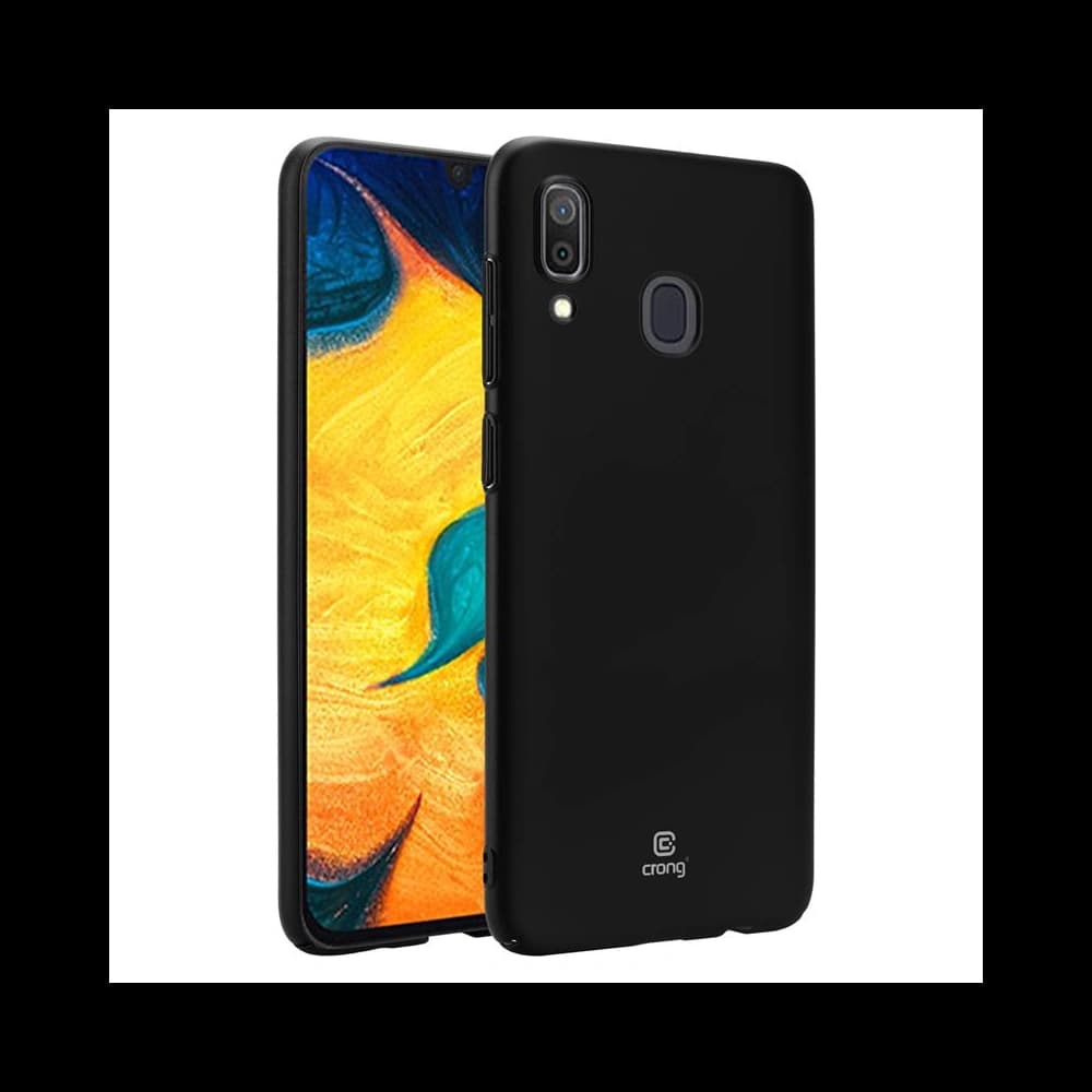 Etui Crong Smooth Skin Samsung Galaxy A30 (negru) - 1