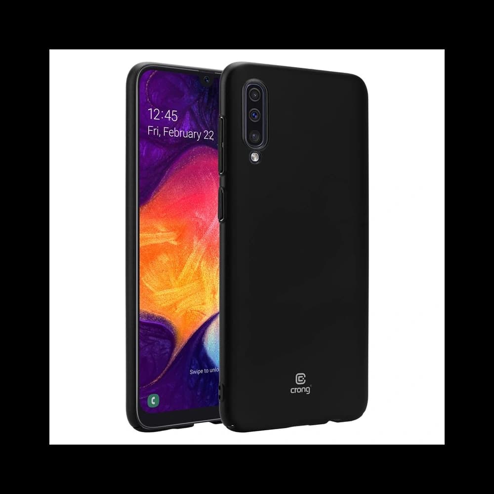 Crong Smooth Skin Samsung Galaxy A30s/A50/A50s (black) - 1