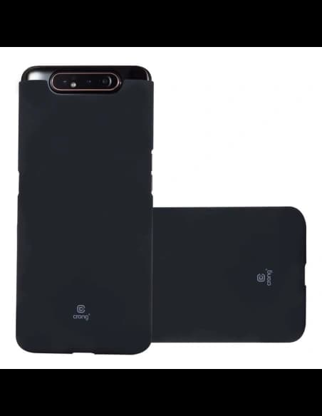 Case Crong Smooth Skin Samsung Galaxy A80/A90 (schwarz)