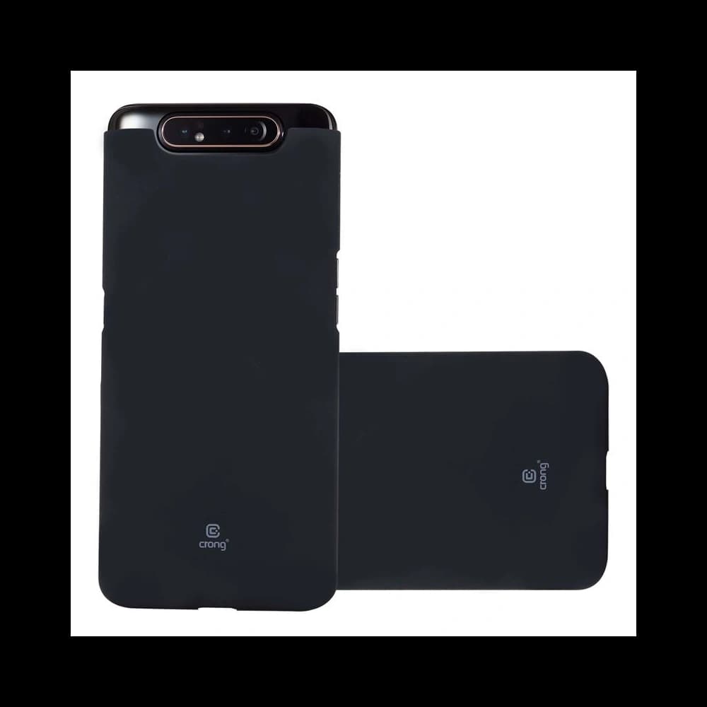 Etui Crong Smooth Skin Samsung Galaxy A80/A90 (negru) - 1