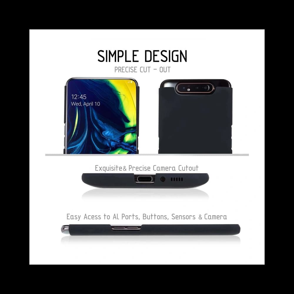 Etui Crong Smooth Skin Samsung Galaxy A80/A90 (negru) - 4