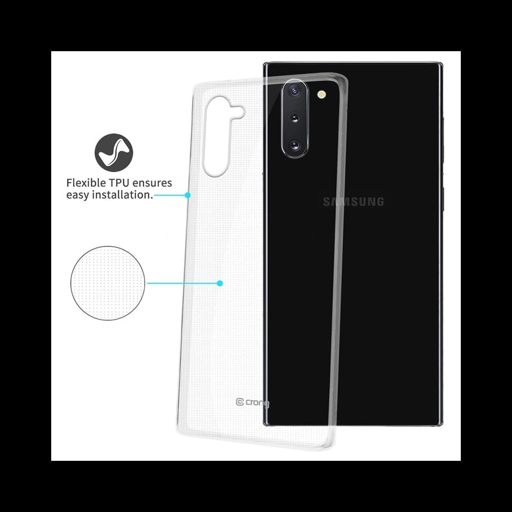 Etui Crong Crystal Slim Cover Samsung Galaxy Note 10 (průhledný) - 2