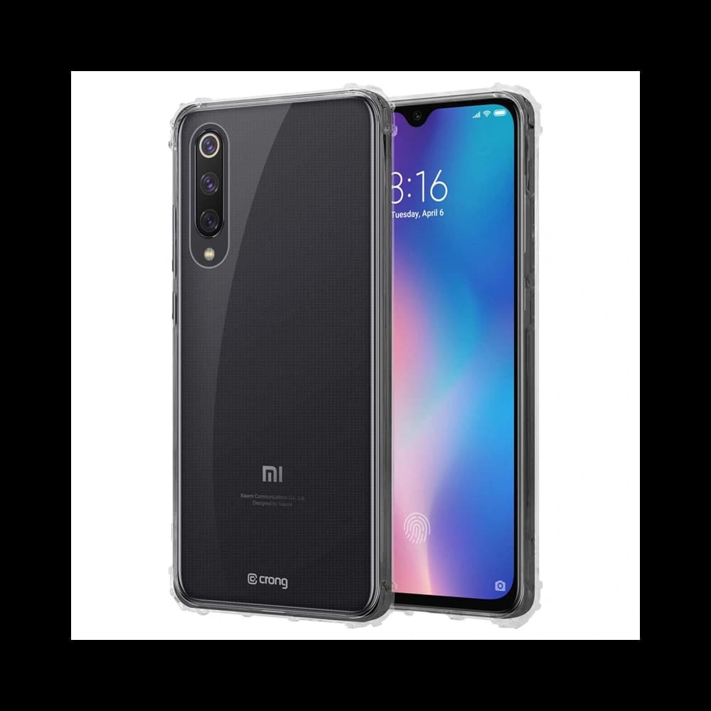 Case Crong Crystal Shield Cover Xiaomi Mi 9 SE (transparent) - 1
