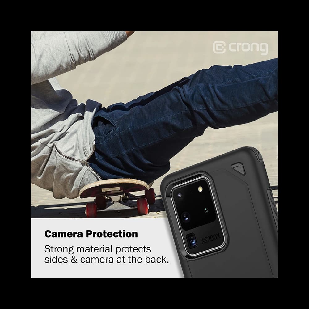 Case Crong Defender Case Samsung Galaxy S20 Ultra (schwarz) - 3