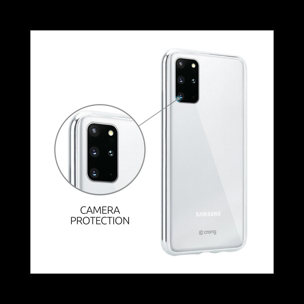 Etui Crong Crystal Slim Cover Samsung Galaxy S20+ Plus (áttetsző) - 2