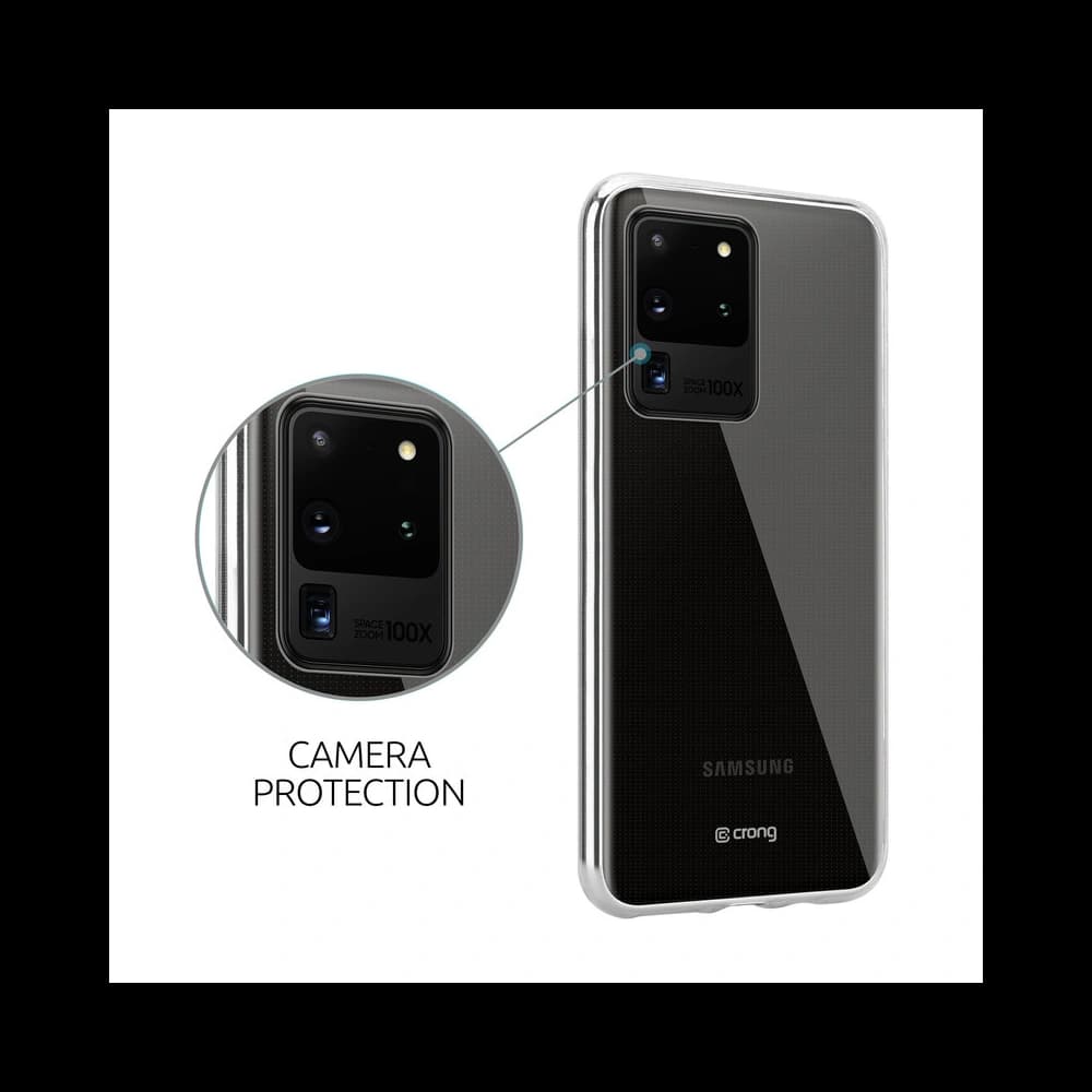 Etui Crong Crystal Slim Cover Samsung Galaxy S20 Ultra (transparent) - 2