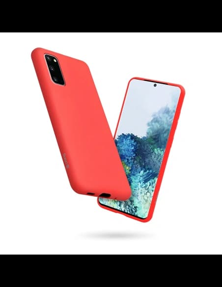 Etui Crong Color Cover Samsung Galaxy S20 (červený)