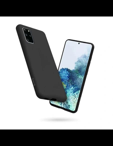 Etui Crong színű hátlap Samsung Galaxy S20+ Plus (fekete)