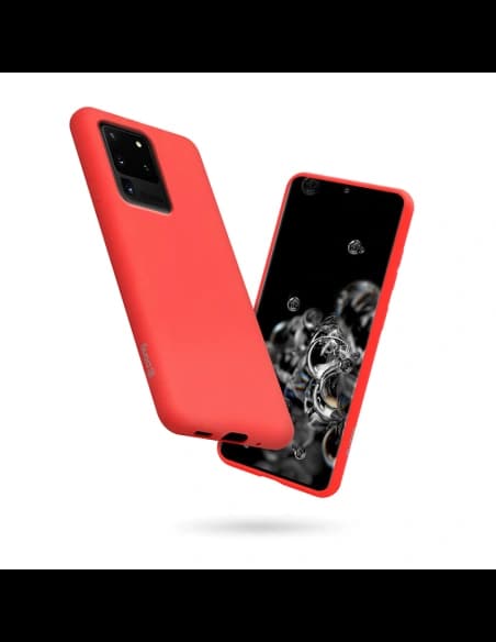 Etui Crong színes borító Samsung Galaxy S20 Ultra (piros)