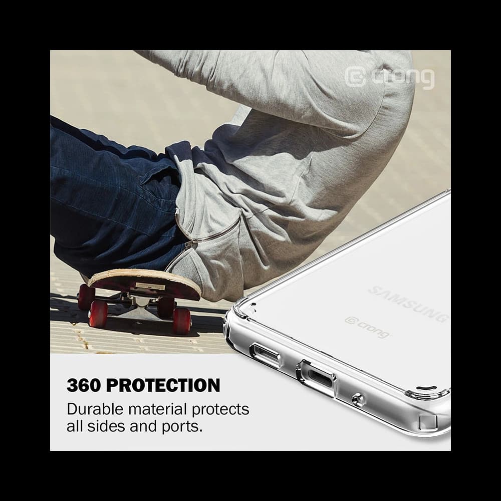 Etui Crong Crystal Shield borító Samsung Galaxy S20 Ultra (áttetsző) - 4