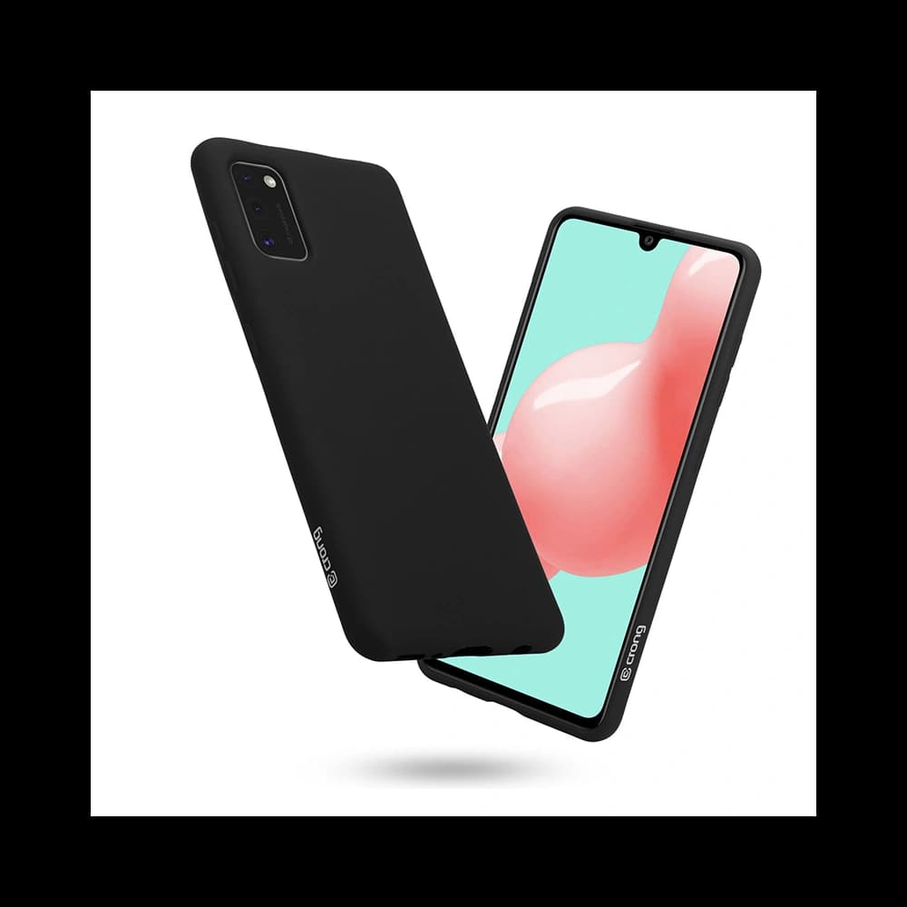 Etui Crong Color Cover Samsung Galaxy A41 (negru) - 1