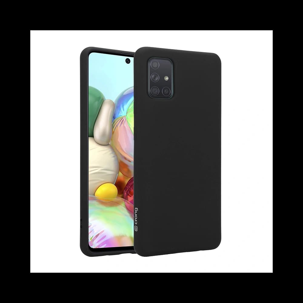 Case Crong Color Cover Samsung Galaxy A71 (schwarz) - 2