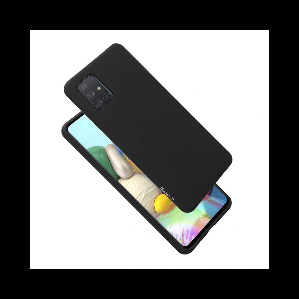 Case Crong Color Cover Samsung Galaxy A71 (schwarz) - 6