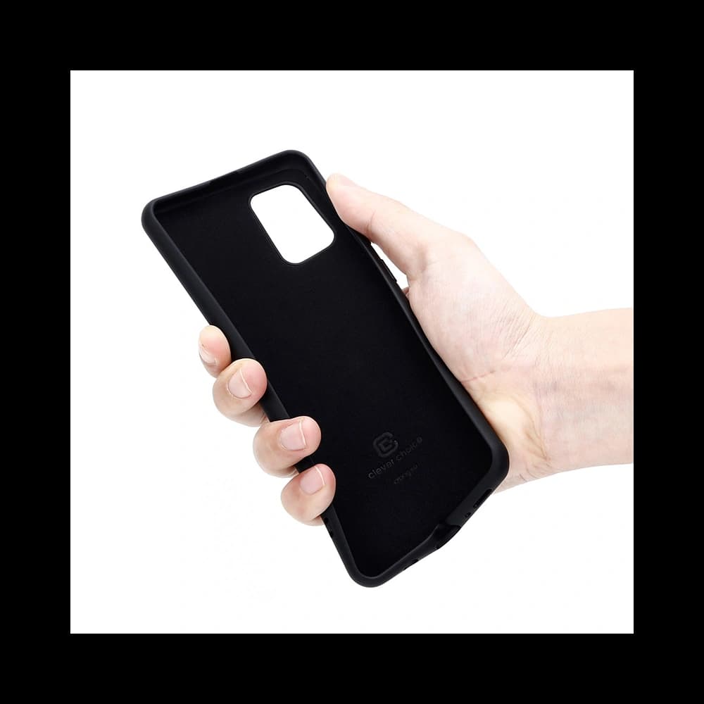 Case Crong Color Cover Samsung Galaxy A71 (schwarz) - 9