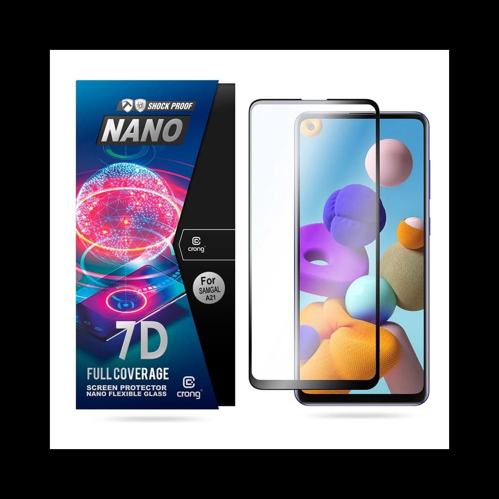 Crong 7D Nano Flexible Glass Samsung Galaxy A21s - 1