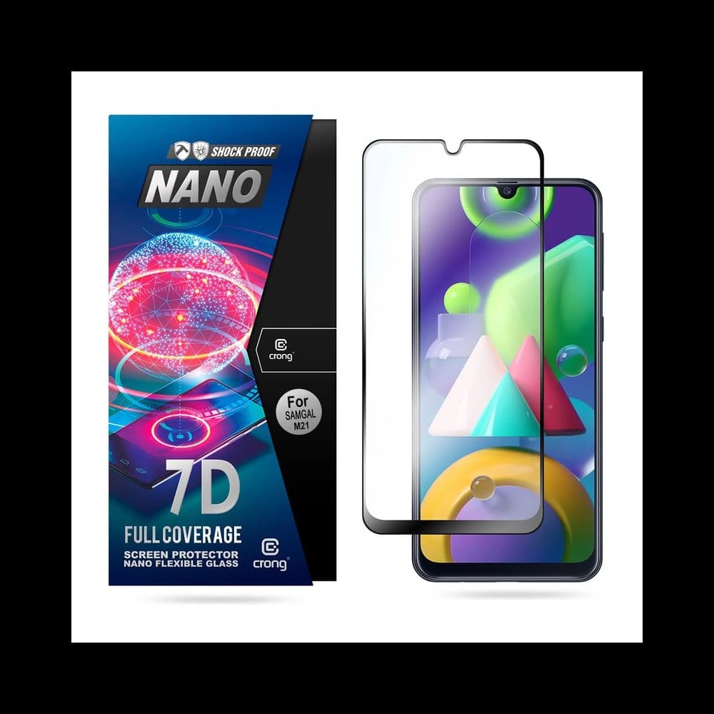 Hibrid üveg Crong 7D Nano Flexible Glass Samsung Galaxy M21 - 1
