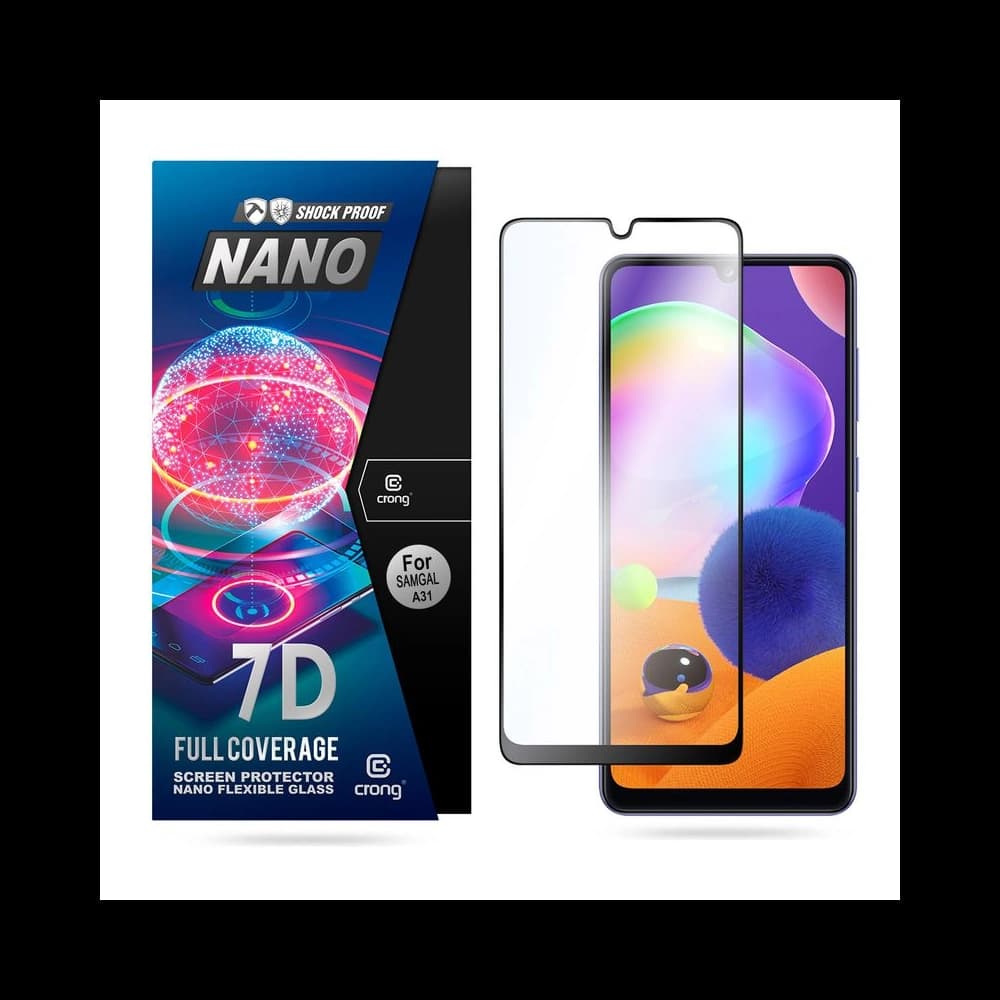 Hibrid üveg Crong 7D Nano Rugalmas Üveg Samsung Galaxy A31 - 1