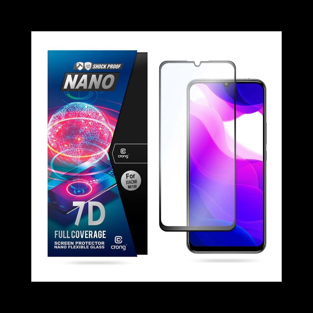 Crong 7D Nano Flexible Glass Xiaomi Mi 10 Lite