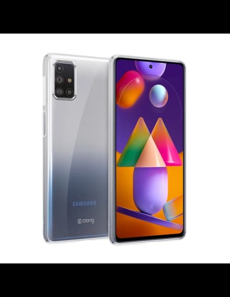 Etui Crong Crystal Slim Cover Samsung Galaxy M31s (průhledný)
