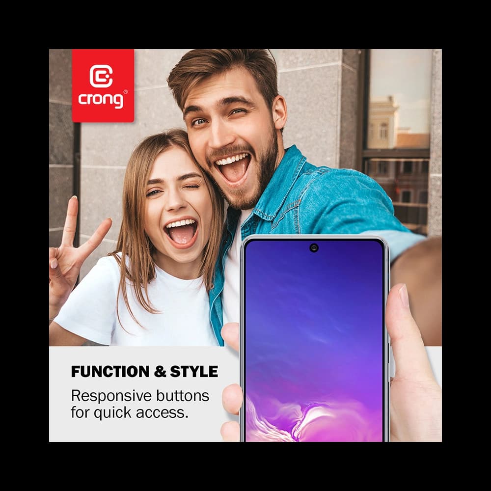 Etui Crong Crystal Slim Cover Samsung Galaxy M31s (průhledný) - 7