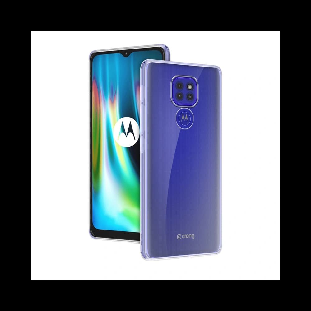 Etui Crong Crystal Slim Cover Motorola Moto E7 Plus (průhledný) - 2