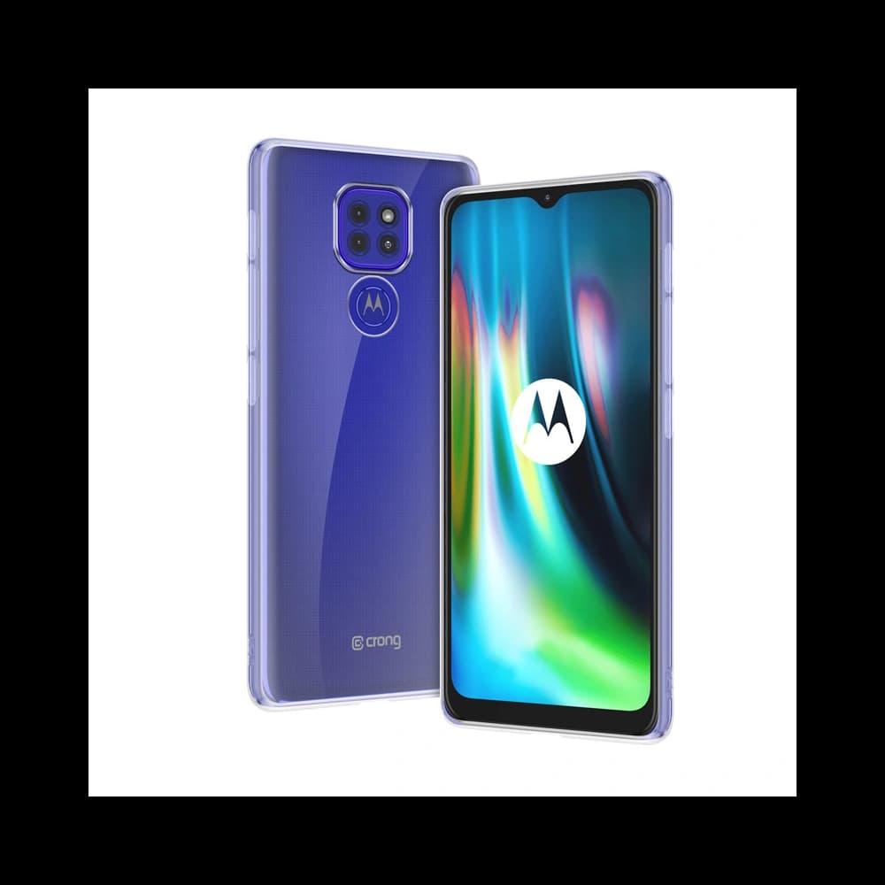 Etui Crong Crystal Slim Cover Motorola Moto E7 Plus (průhledný) - 3