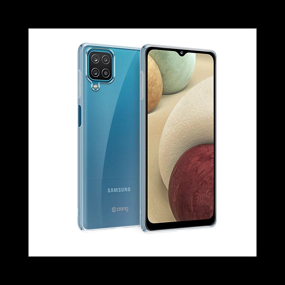 Etui Crong Crystal Slim Cover Samsung Galaxy A12 (transparent) - 1