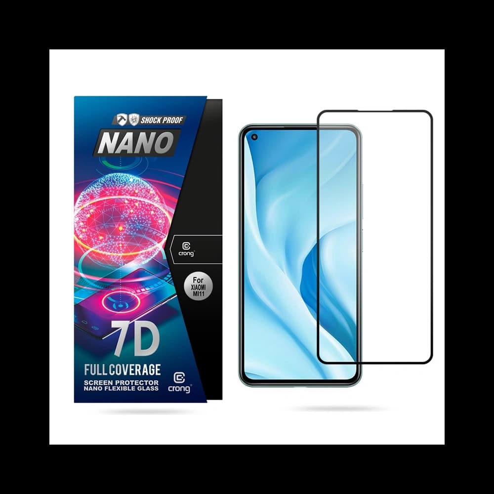 Crong 7D Nano Flexible Glass Xiaomi Mi 11 Lite 5G - 1