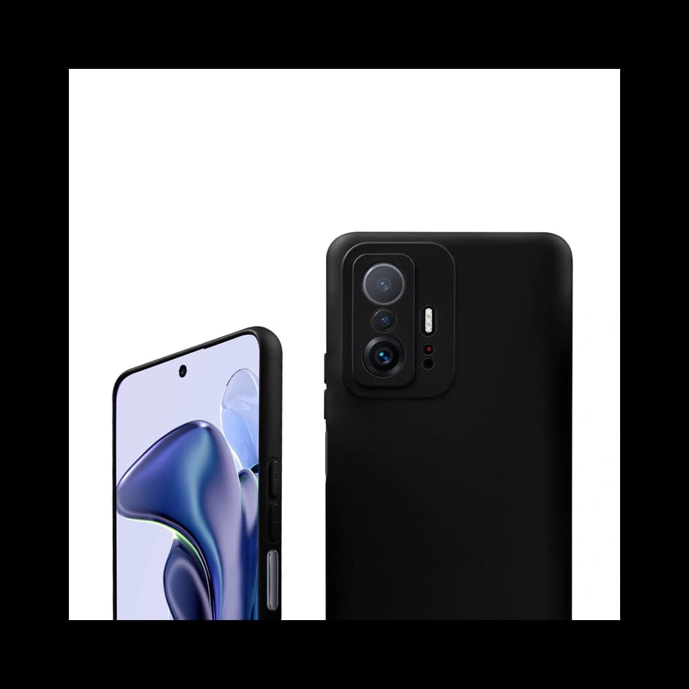 Etui Crong Color Cover Xiaomi 11T 5G (negru) - 5