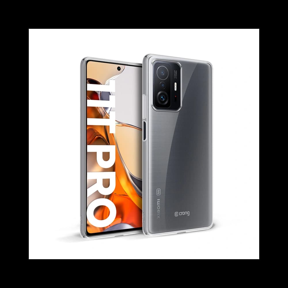 Etui Crong Crystal Slim Cover Xiaomi 11T Pro (transparent) - 1