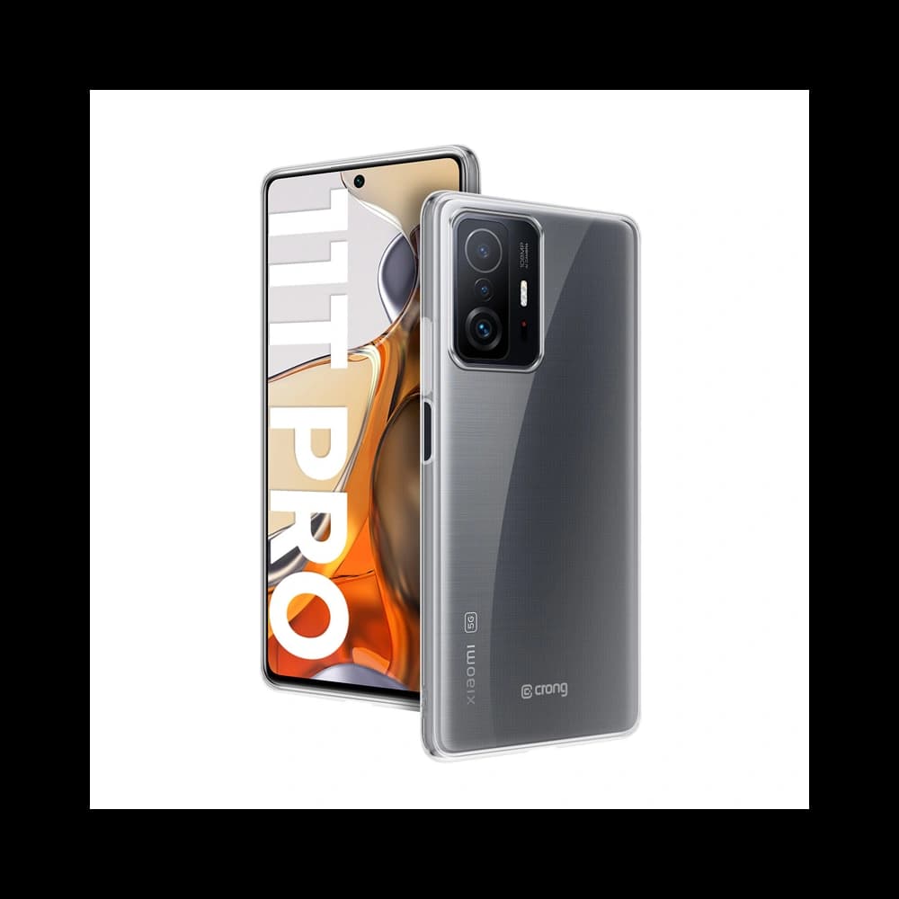 Etui Crong Crystal Slim Cover Xiaomi 11T Pro (transparent) - 2