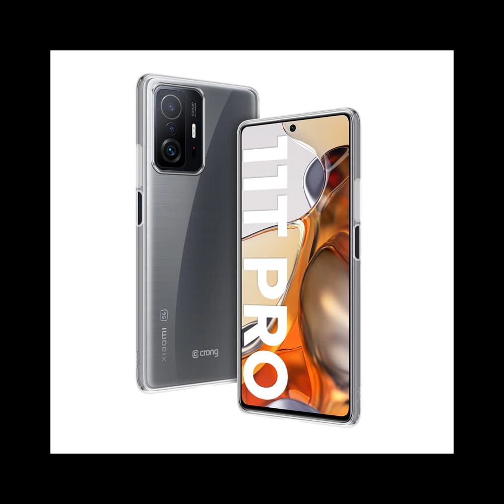 Etui Crong Crystal Slim Cover Xiaomi 11T Pro (transparent) - 3