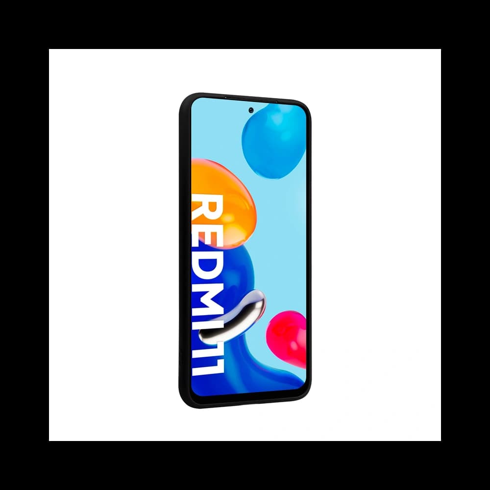 Etui Crong színes borító Xiaomi Redmi Note 11/11S (fekete) - 2